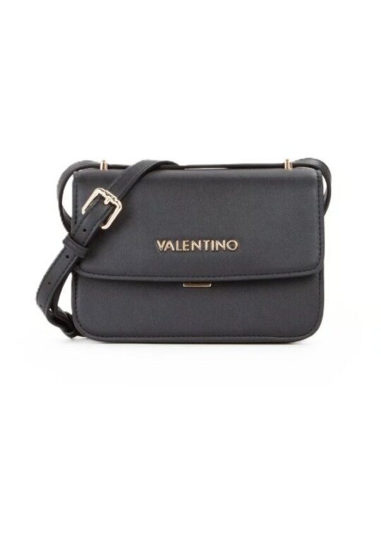 Torbica za čez ramo VALENTINO Flap Re - črna