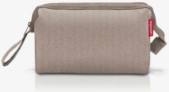 Kozmetična torbica REISENTHEL Herringbone - mokka