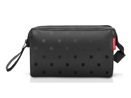 Kozmetična torbica REISENTHEL Glossy Dots - črna