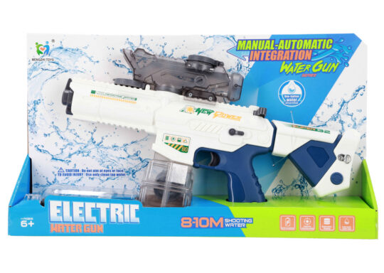 Igrača - vodna pištola na baterije, modra