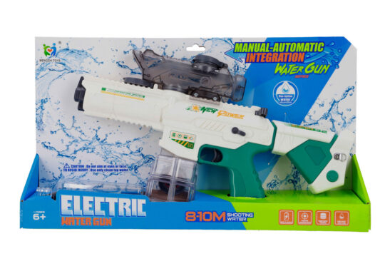 Igrača - vodna pištola na baterije, zelena