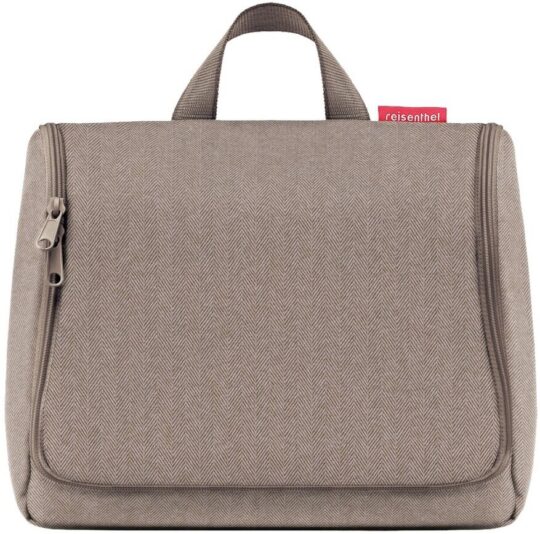 Toaletna torbica REISENTHEL XL Herringbone - mokka