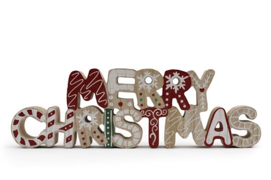 Dekoracija SILFC Gingerbread – Merry Christmas, 30 cm