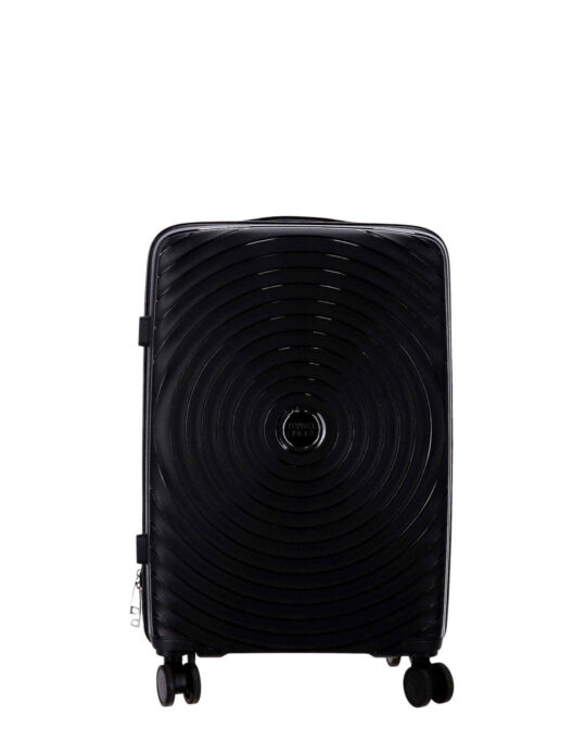 Kovček TRAVEL AND MORE - črn, srednji, 70l