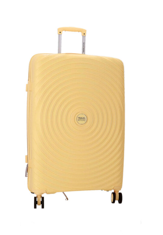 Kovček TRAVEL AND MOREE - masleno rumen, velik, 107l