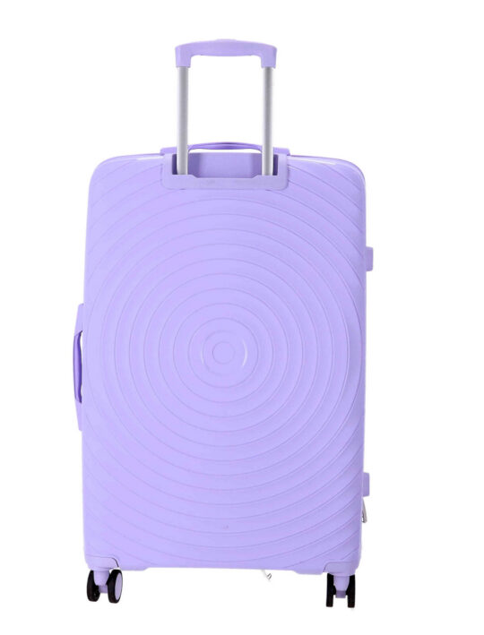 Potovalni kovček TRAVEL AND MORE - pastel vijoličen, velik, 107l