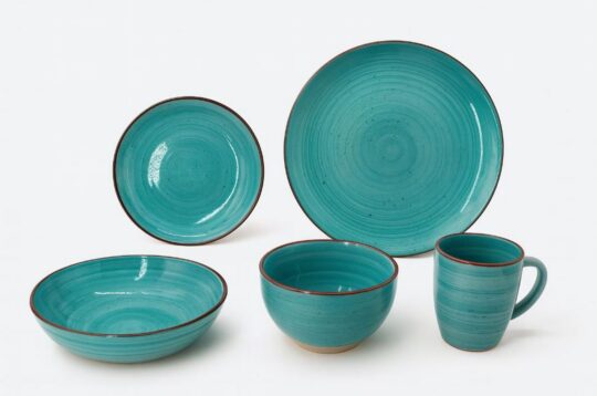 Servis jedilni HOME COLLECTION Premium - mint, 20-delni set