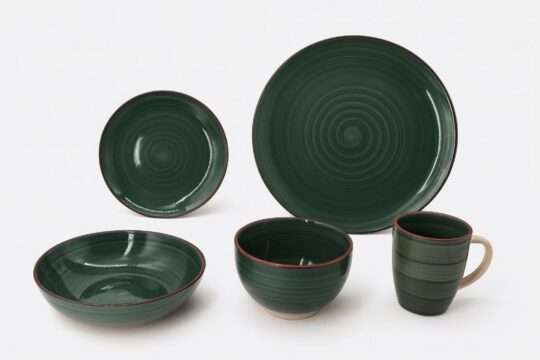 Servis jedilni HOME COLLECTION Premium - zelen, 20-delni set