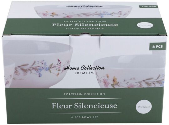 Skodelica HOME COLLECTION jumbo 6-delni set - rože