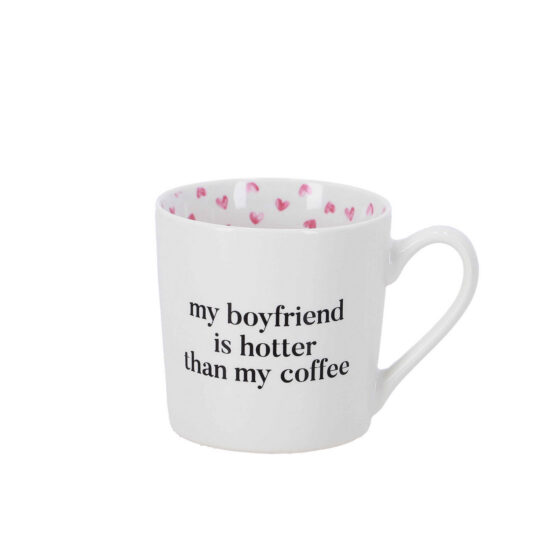 Skodelica HOME COLLECTION My Boyfriend is Better - 400ml