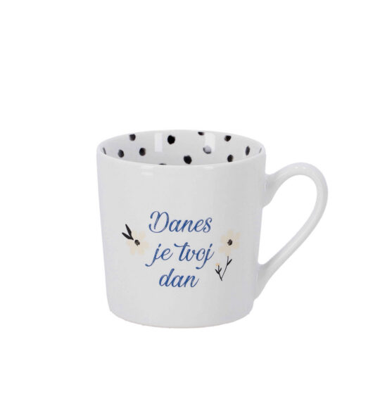 Skodelica HOME COLLECTION danes je tvoj dan - 400 ml