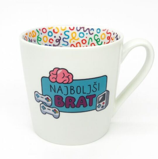 Skodelica HOME COLLECTION - najboljši brat, 400 ml