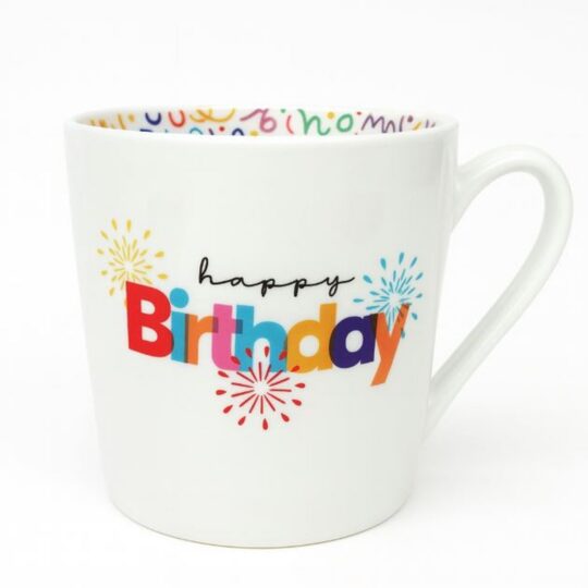Skodelica HOME COLLECTION - 400 ml, happy birthday