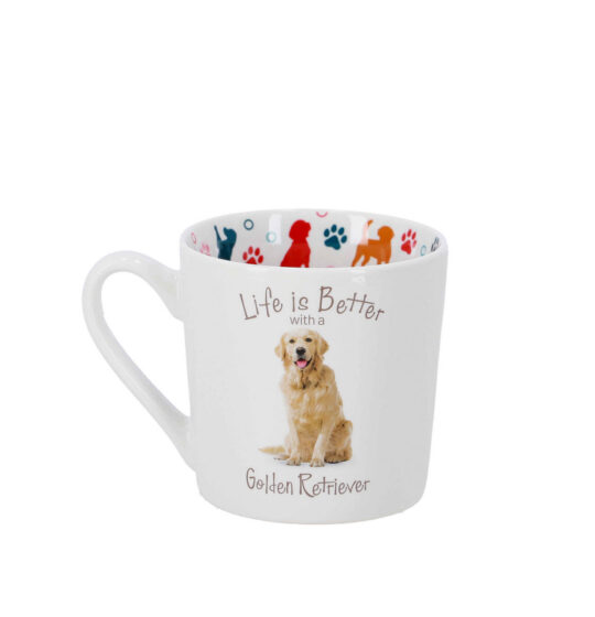 Skodelica HOME COLLECTION - zlati prinašalec, 400 ml