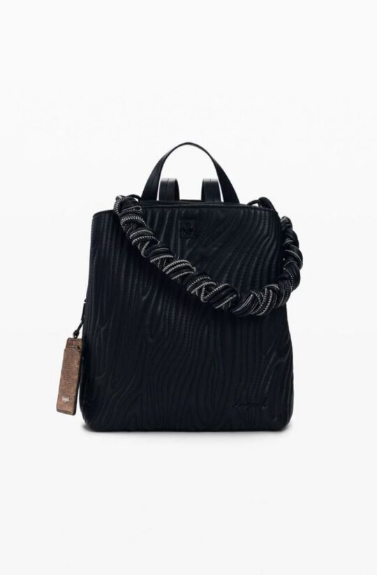 Modni nahrbtnik DESIGUAL - črn