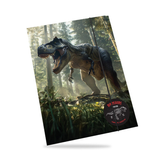 Mapa z elastiko RucksacK Only - A4, dinozaver