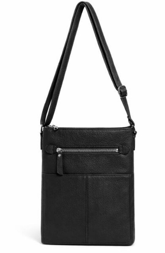 Torbica LS Collection - črna, na eno ramo