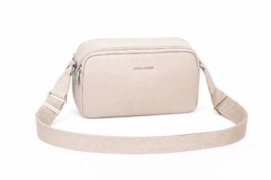 Torbica David Jones - bež, na eno ramo