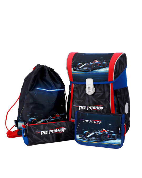 Šolska torba ABC-123 - 4-delni set, ergo flexi, formula