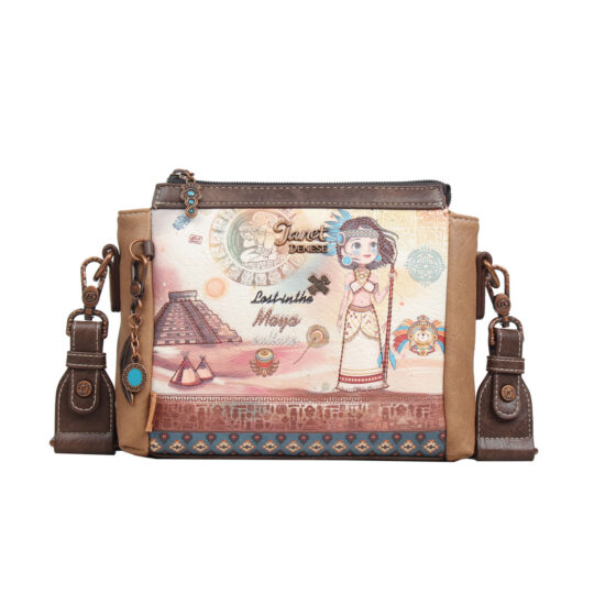 Torbica za čez ramo JANET DENESE Maya Mix - mix