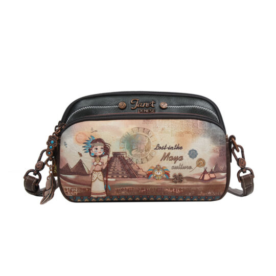 Torbica za čez ramo JANET DENESE Maya Mix - mix