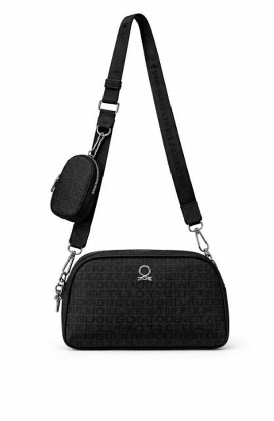 Torbica za čez ramo Benetton - črna