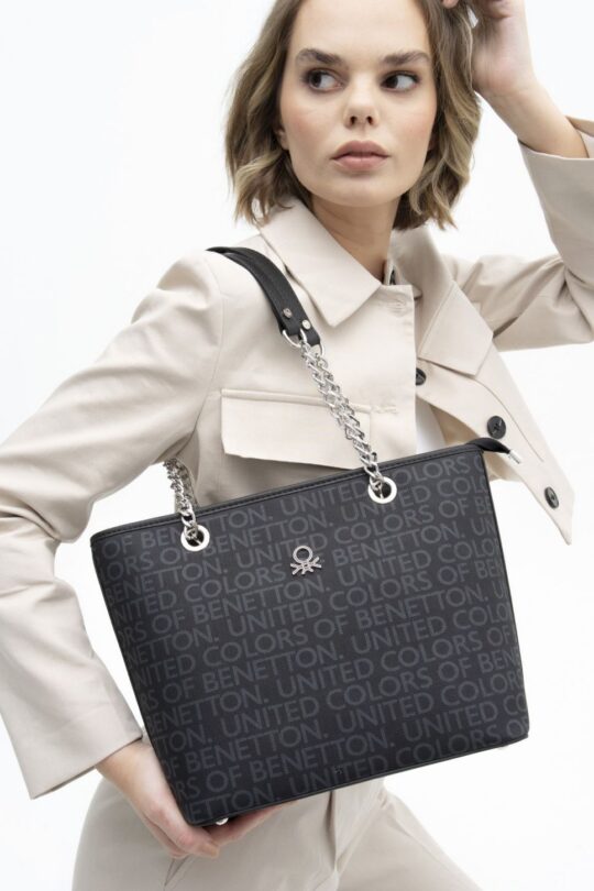 Torbica BENETTON FASHION - črna