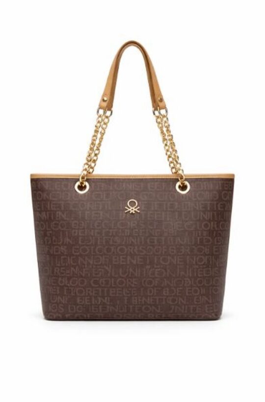 Torbica Benetton Fashion - rjavo-bež