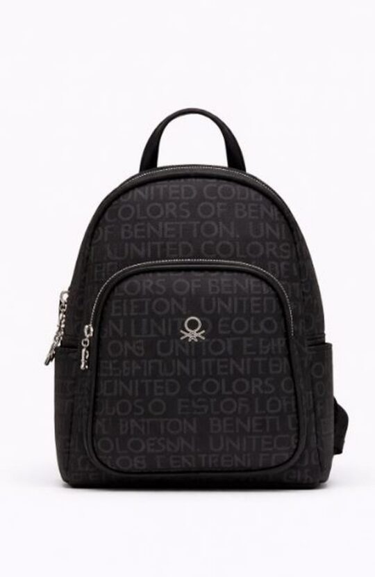 Modni nahrbtnik Benetton - črn