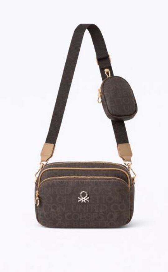 Torbica za čez ramo BENETTON - rjava