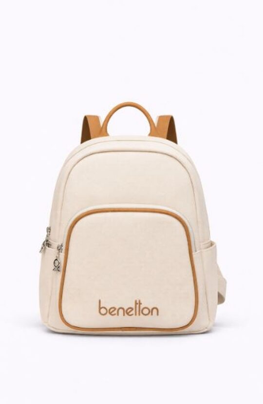 Modni nahrbtnik Benetton - bež, rjav