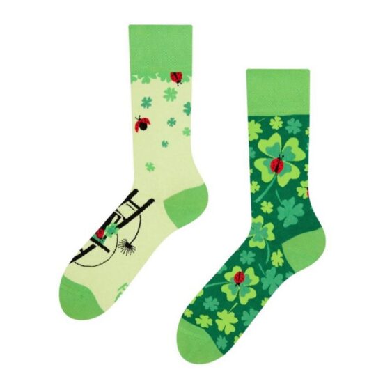 Dolge nogavice Dedoles - motiv štiriperesne deteljice, velikost 39-42