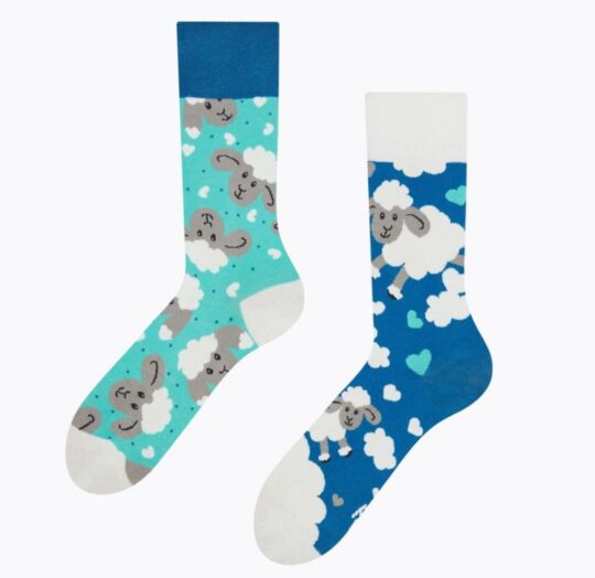 Dolge nogavice Dedoles - sheep and clouds, 35-38