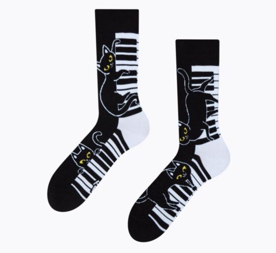 Dolge nogavice Dedoles - piano cat, 35-38