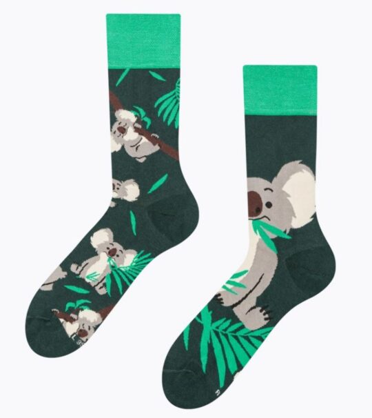 Dolge nogavice Dedoles - koala in listi, 43-46