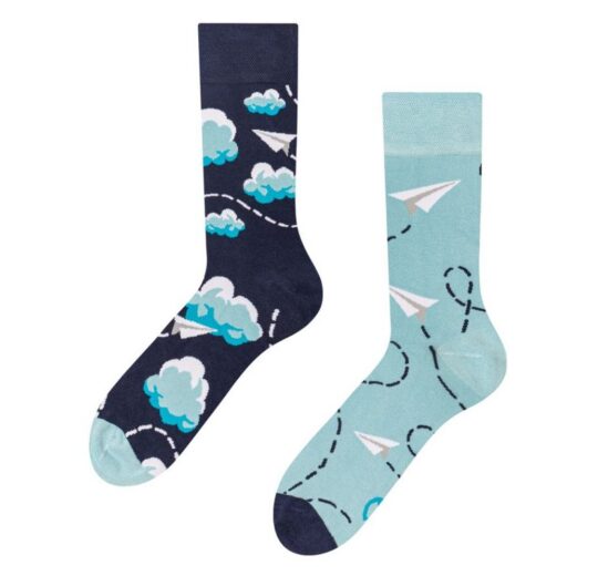 Dolge nogavice Dedoles - paper planes and clouds, 35-38
