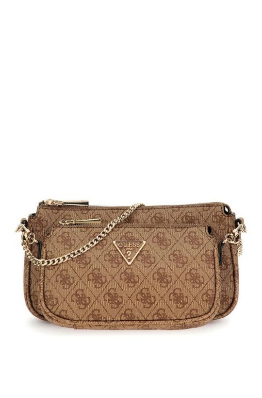 Torbica za čez ramo GUESS Noelle - rjava