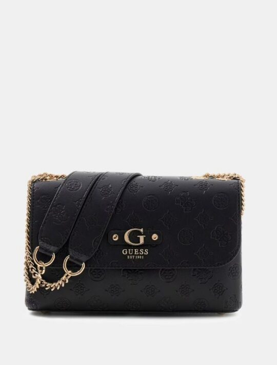 Torbica za čez ramo GUESS Dita - črna