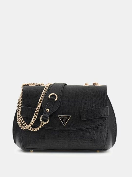 Torbica za čez ramo GUESS - črna