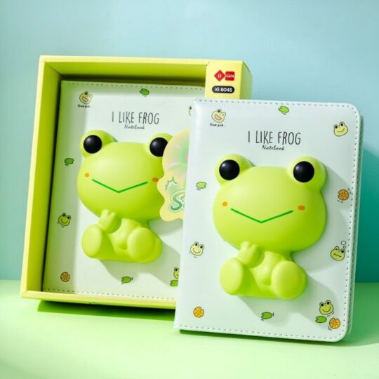 Blok LAZY STARS Squishi - A5, žaba, 128 listov