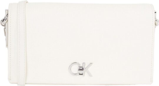 Torbica za čez ramo CALVIN KLEIN Mini - krem