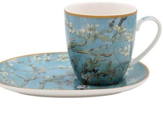 Skodelica LEONARDO Almond Blossom - s podstavkom