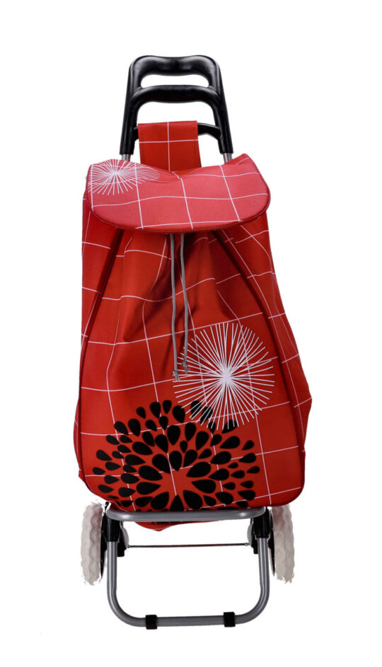 Nakupovalni voziček LS COLLECTION -  rdeč