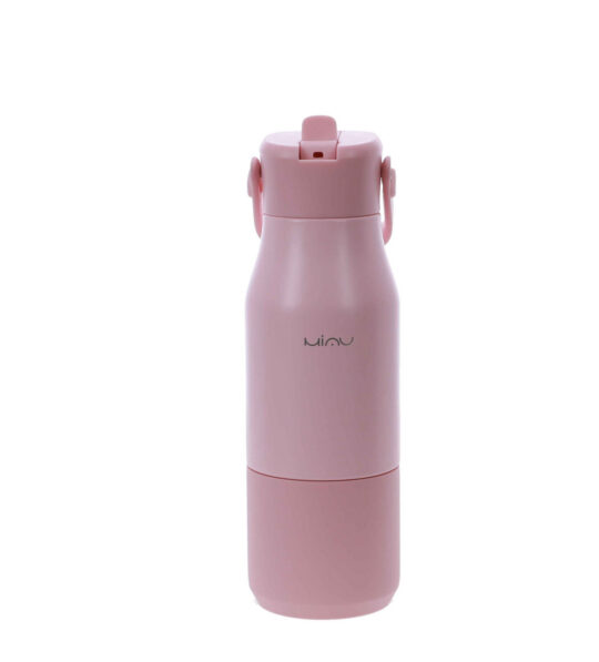 Steklenica Miau - termo, 680 ml, roza