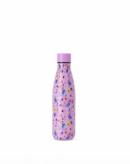 Steklenica termo Miau - flower pink