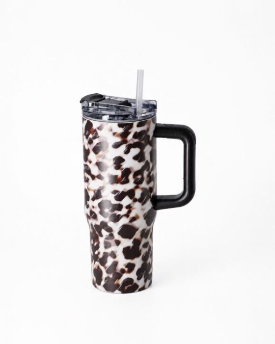 Termovka Miau - s slamico, 900 ml