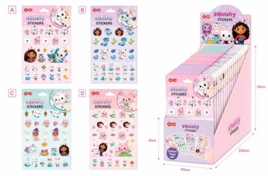 Nalepke Gabbys Dollhouse - kristal
