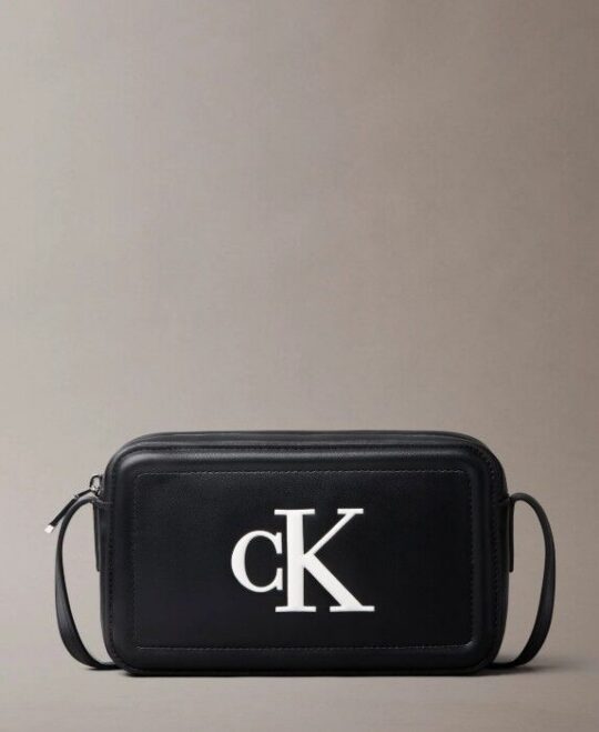 Torba Calvin Klein - črno-bela