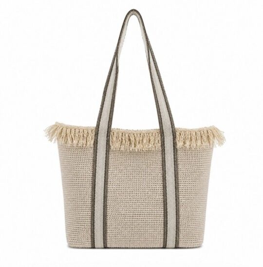 Plažna torba LS Collection - bež