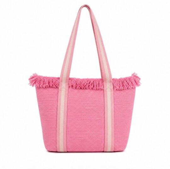 Plažna torba LS Collection - roza